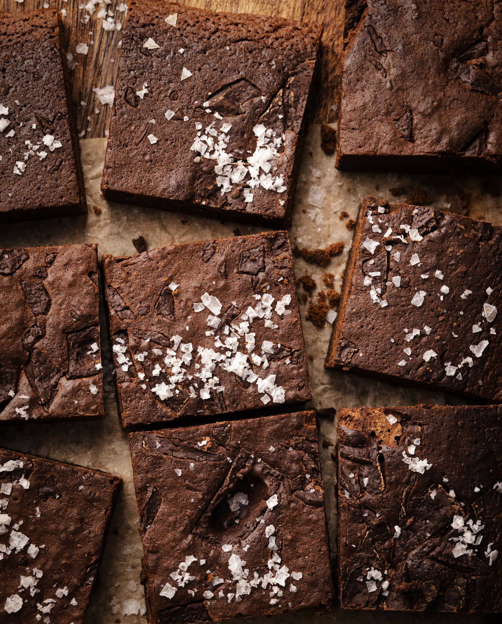 salted choc brownie.