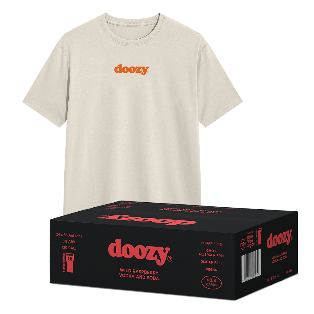doozy_24-Pack-and-T-Shirt_1080px_Cream_VodkaRasp.png