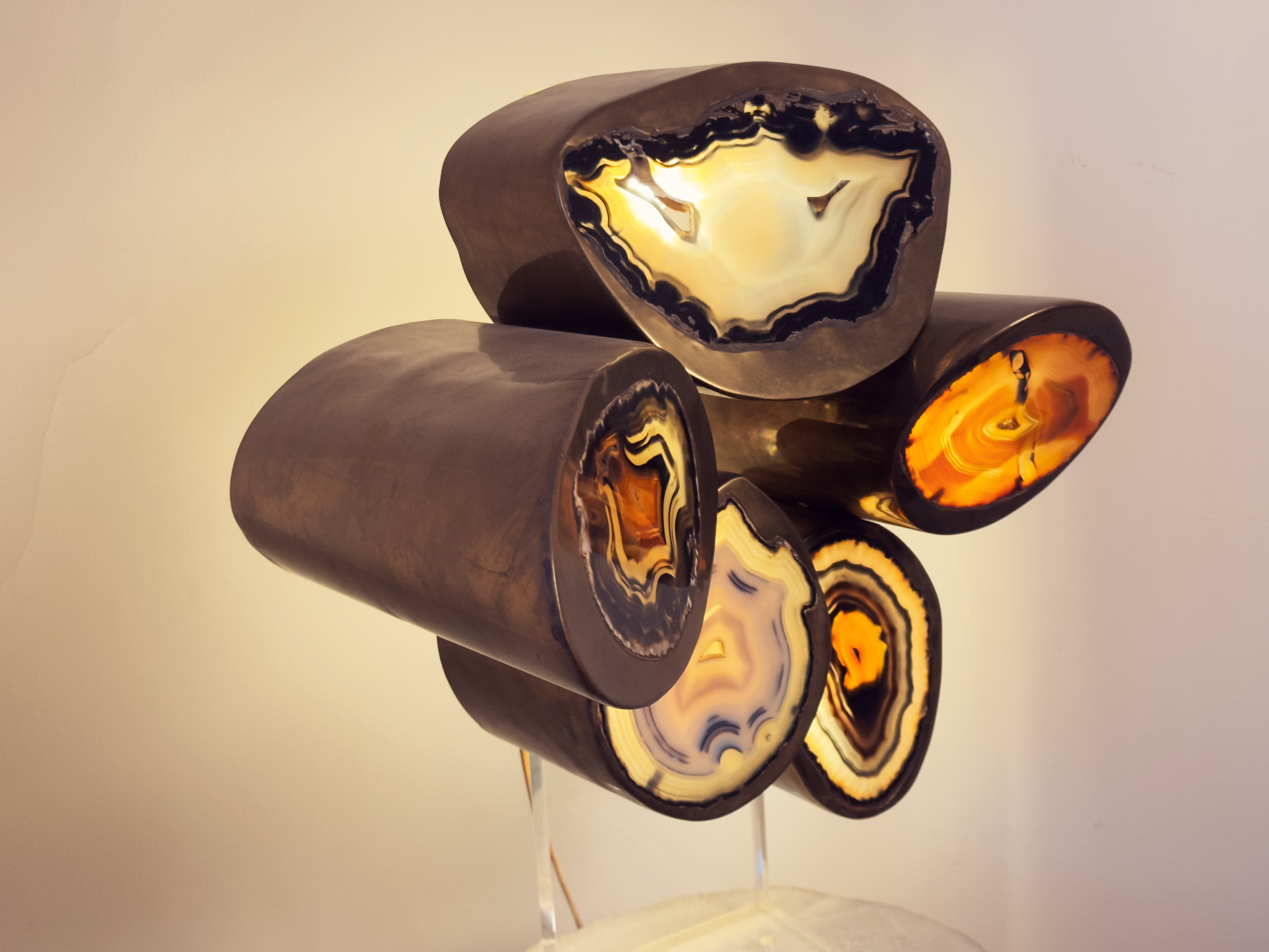 Exceptionnelle Lampe Scultpure A.JONCKERS