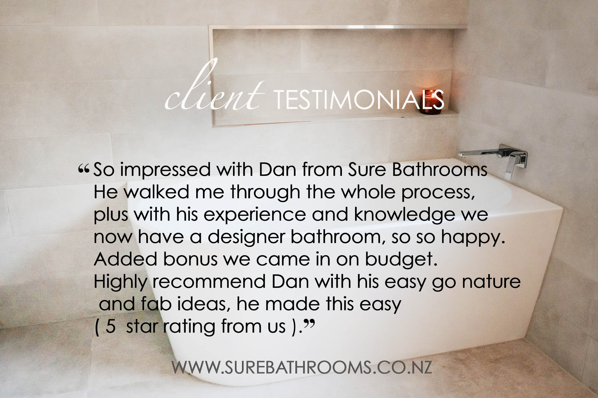 We love it when clients are happy with their new bathrooms! 😍 

#happyclients #bathrooms #bathroominspo #bathroomdesign #aucklandbathrooms #bathroomrenovationsauckland #bathroomrenovations #surebathrooms