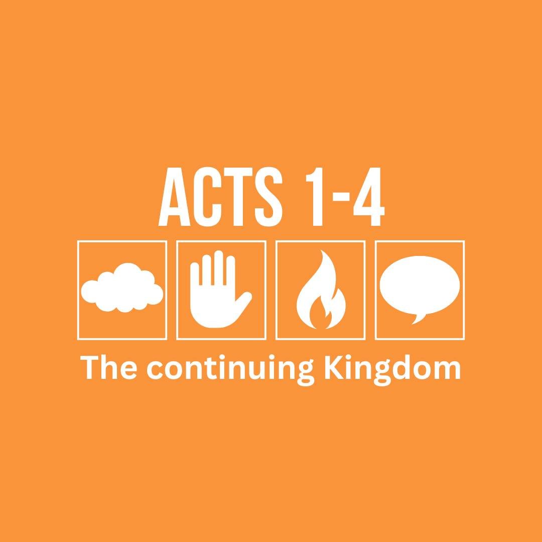 This Sunday we begin a new sermon series looking at the start of the book of Acts. This will lead us from Jesus' Ascension to Pentecost and Trinity Sunday.
This week we'll be thinking about Acts 1:1-11. There will be groups for children during the se