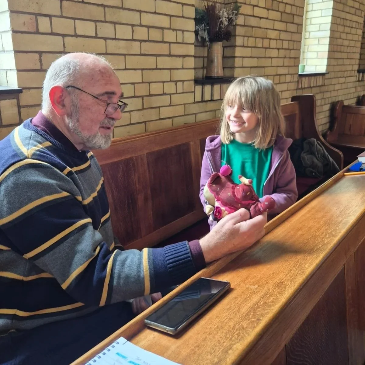 Different generations at Christ Church
