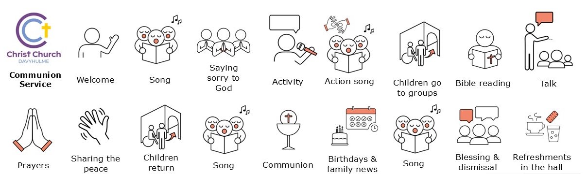 Timetable for a communion service