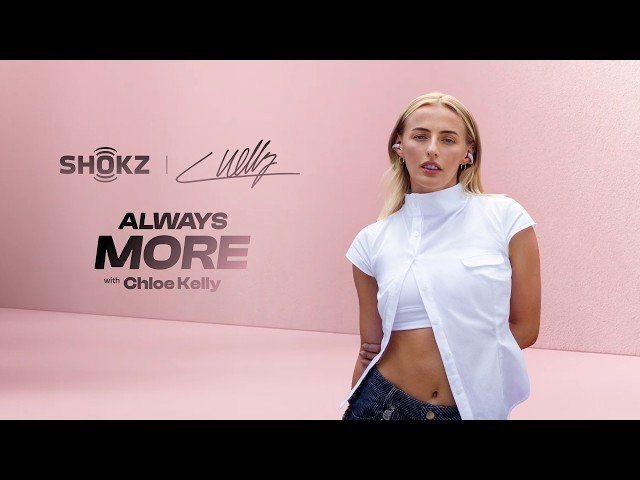 Shokz heaphones - Chloe Kelly
