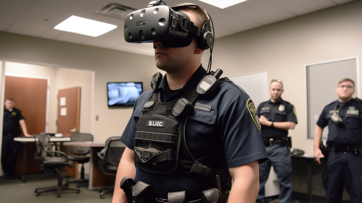 Virtual reality law enforcement training