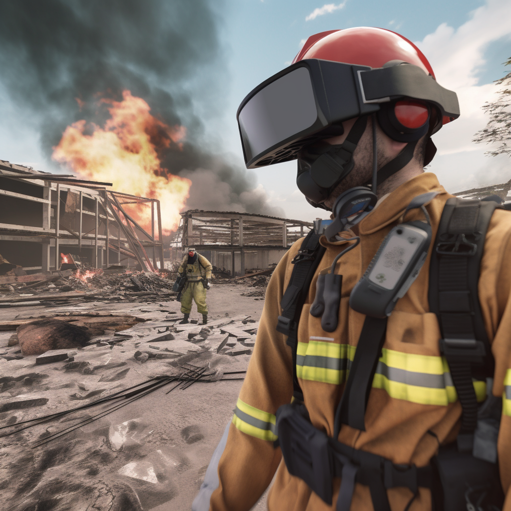 VR simulations for disaster response training