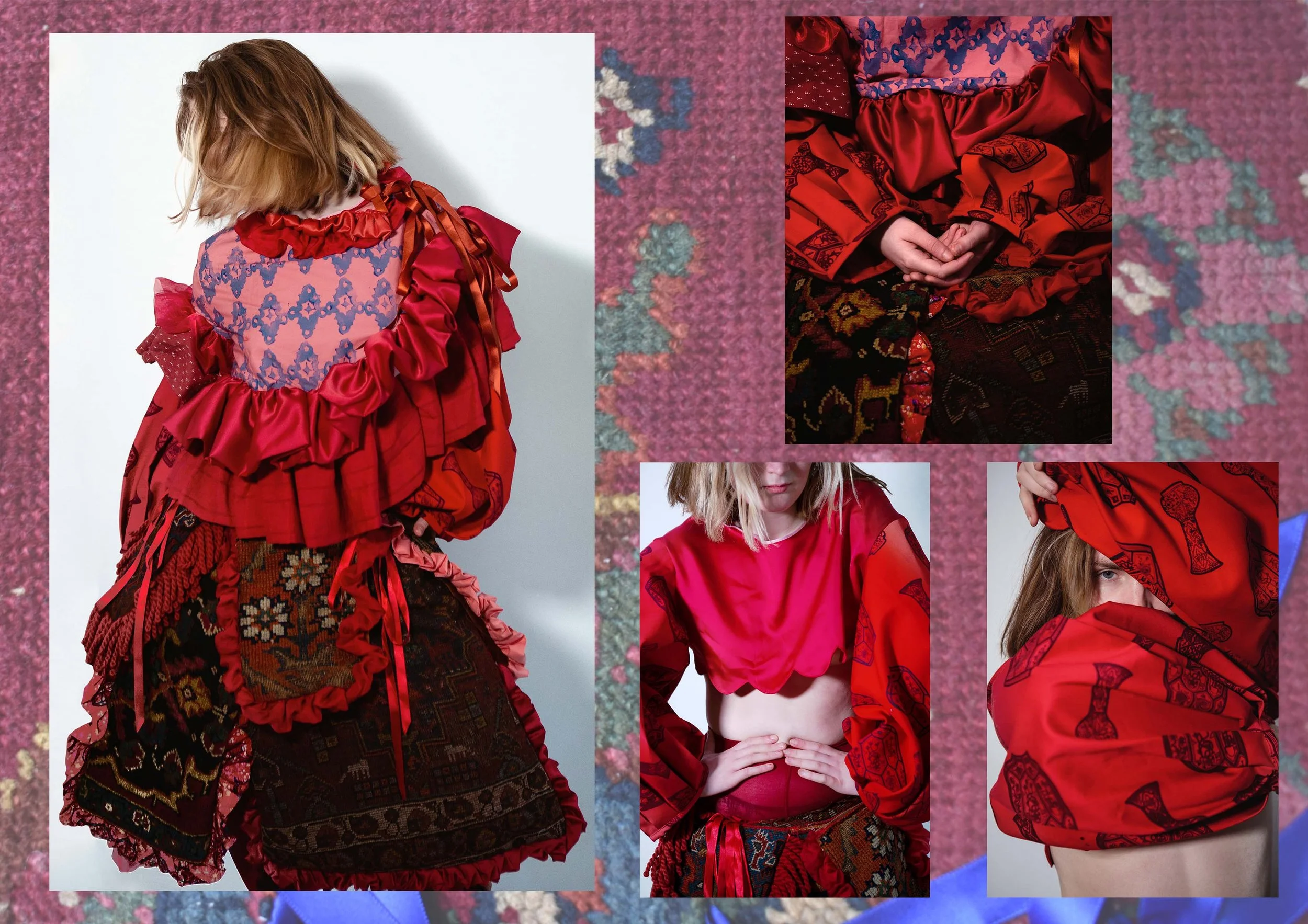 Esme Carter fashion print design Central St Martins