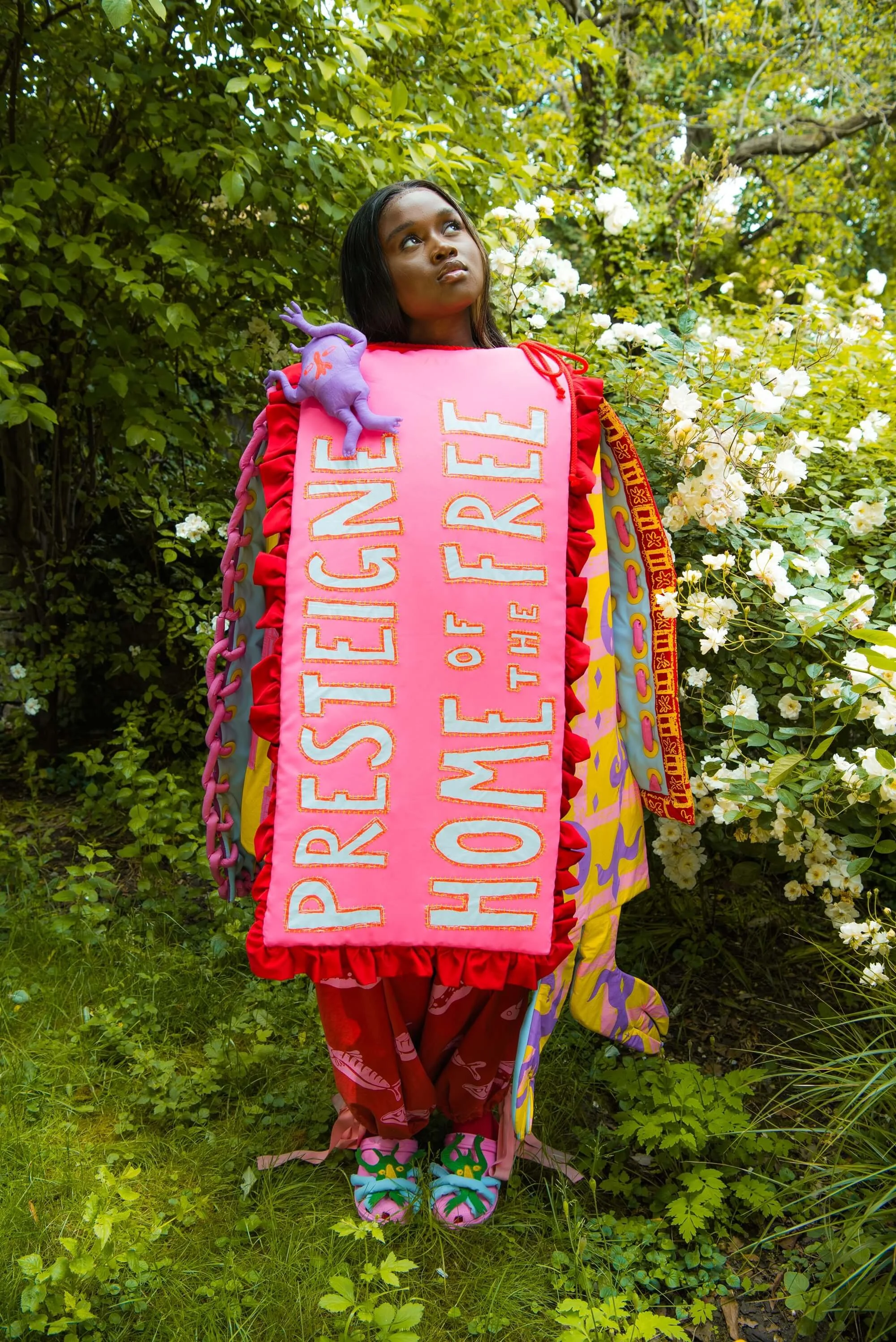 Esme Carter Central Saint Martins final collection Presteigne Home of the Free