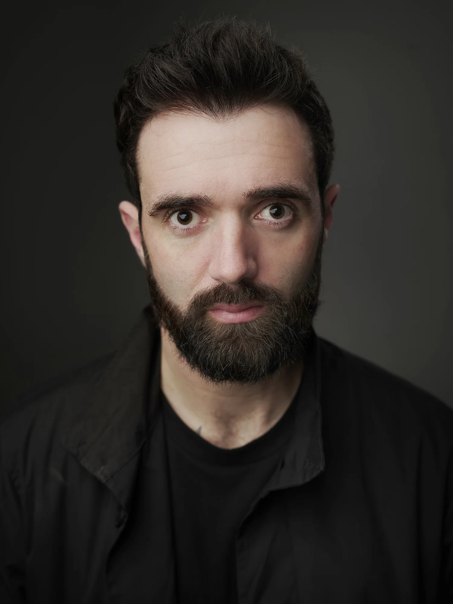 Actor headshot with dramatic lighting, two hour session