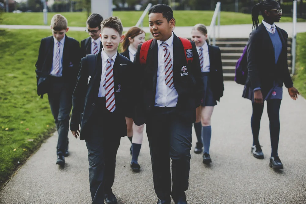 Arrival - school photography by Brett Harkness, Lancashire