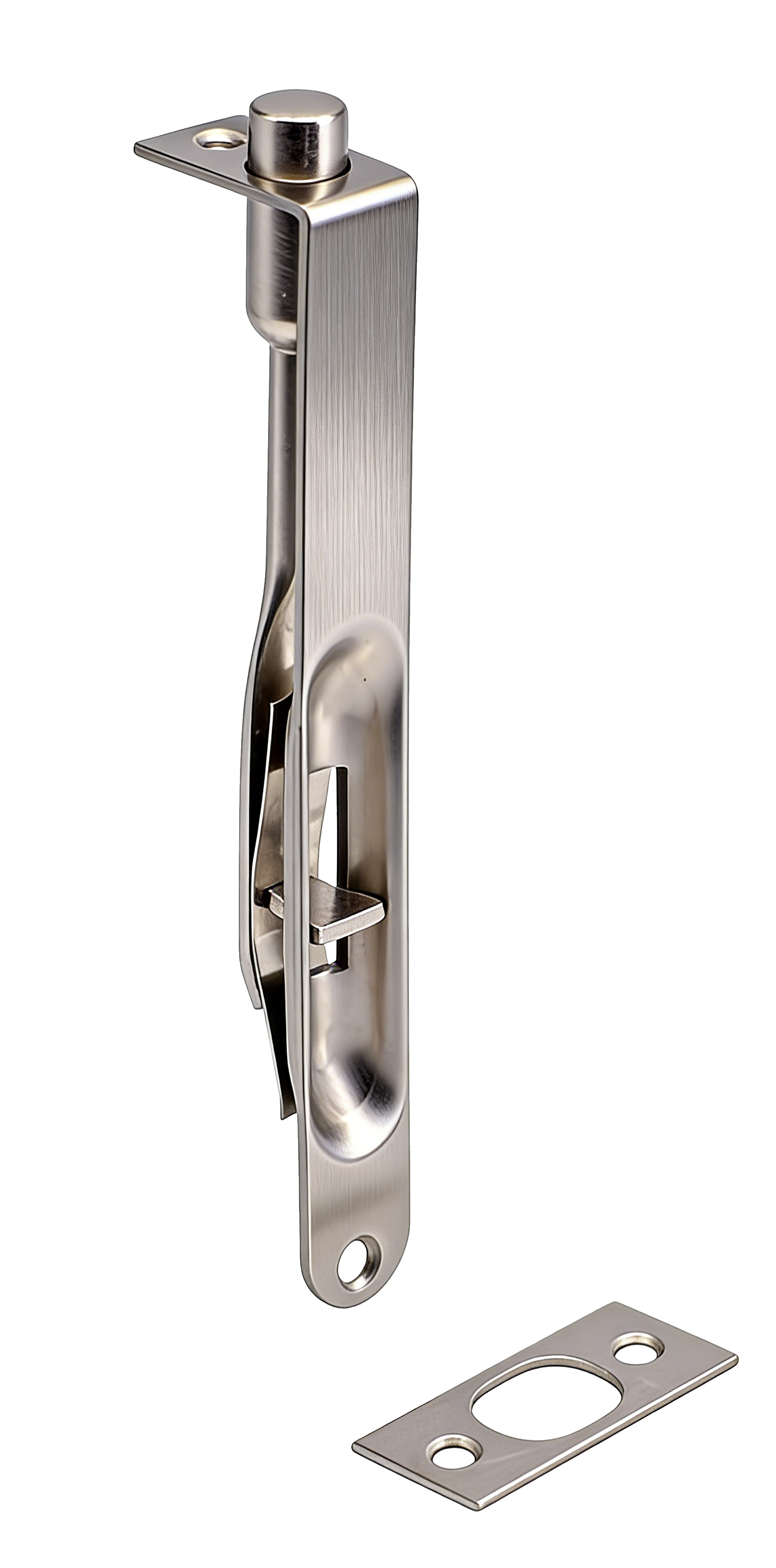 6" Round Flush Bolt (FBR106)