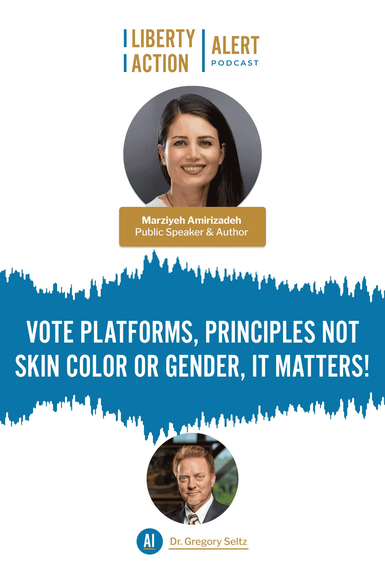 Vote Platforms, Principles NOT Skin Color or Gender, it matters!