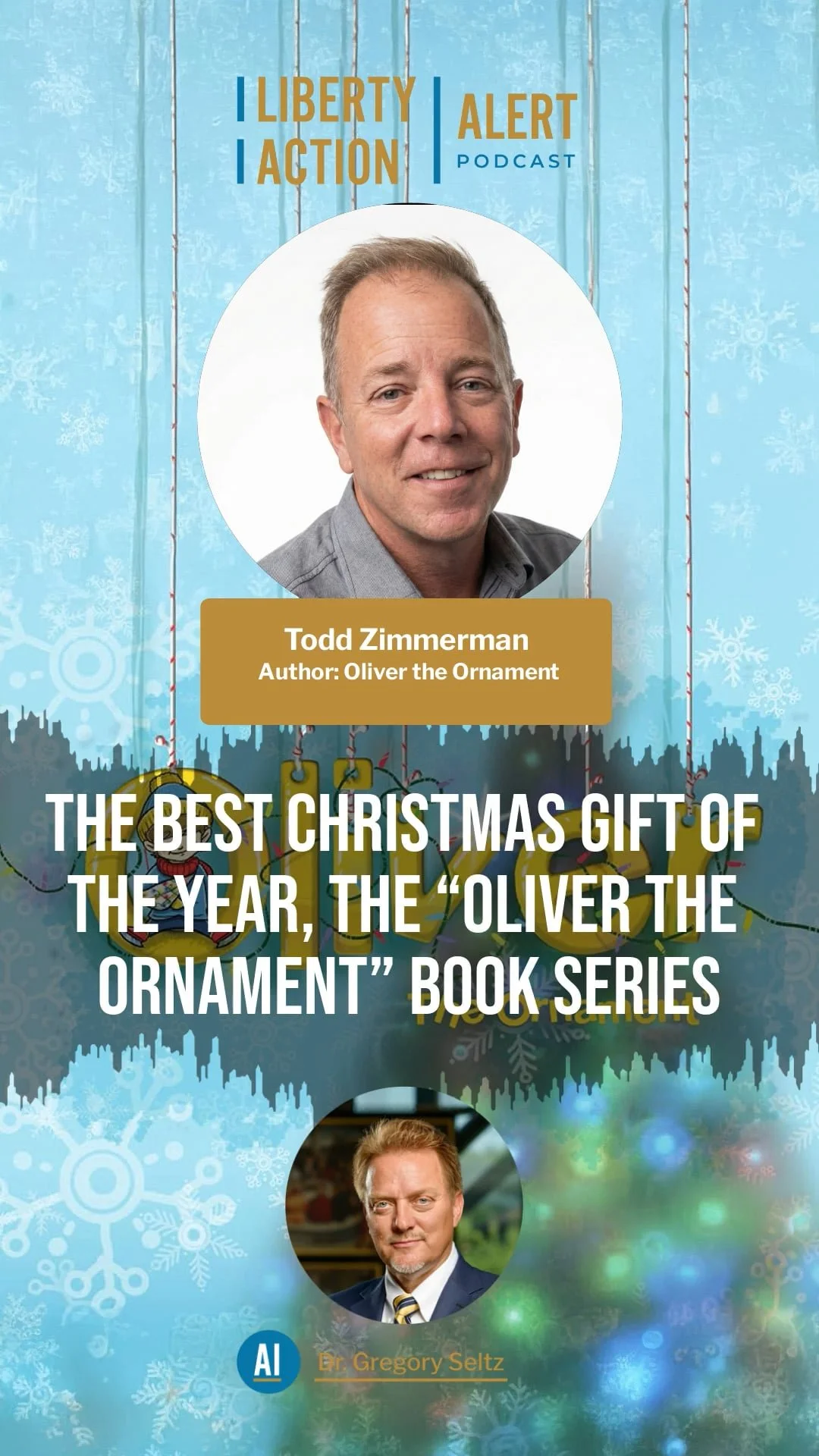 The best Christmas gift of the year, the “Oliver the Ornament” book series