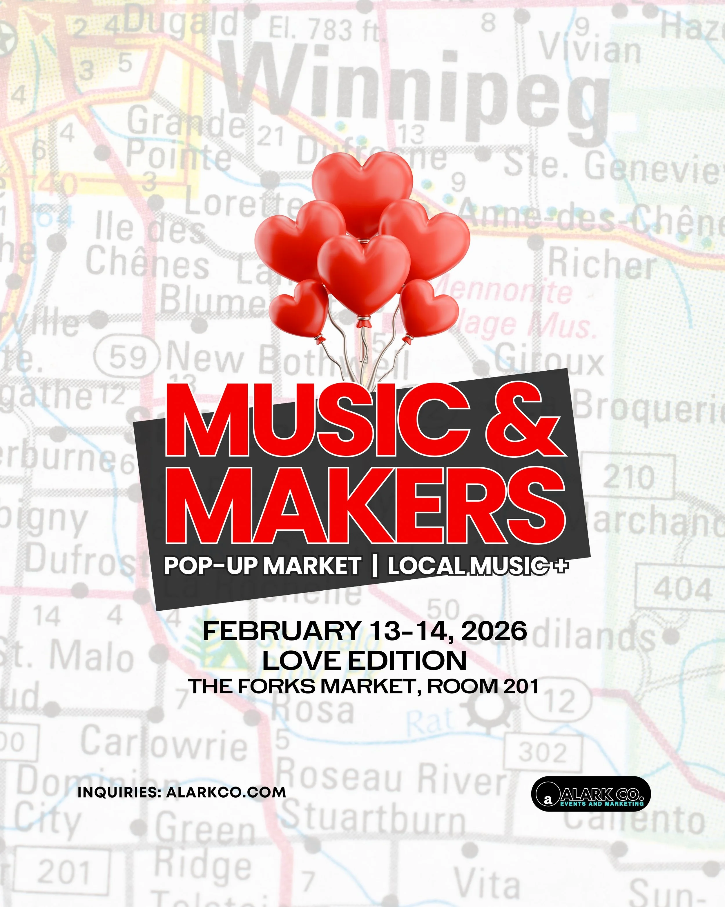 MUSIC AND MAKERS: LOVE EDITION FEB 13-14, 2026