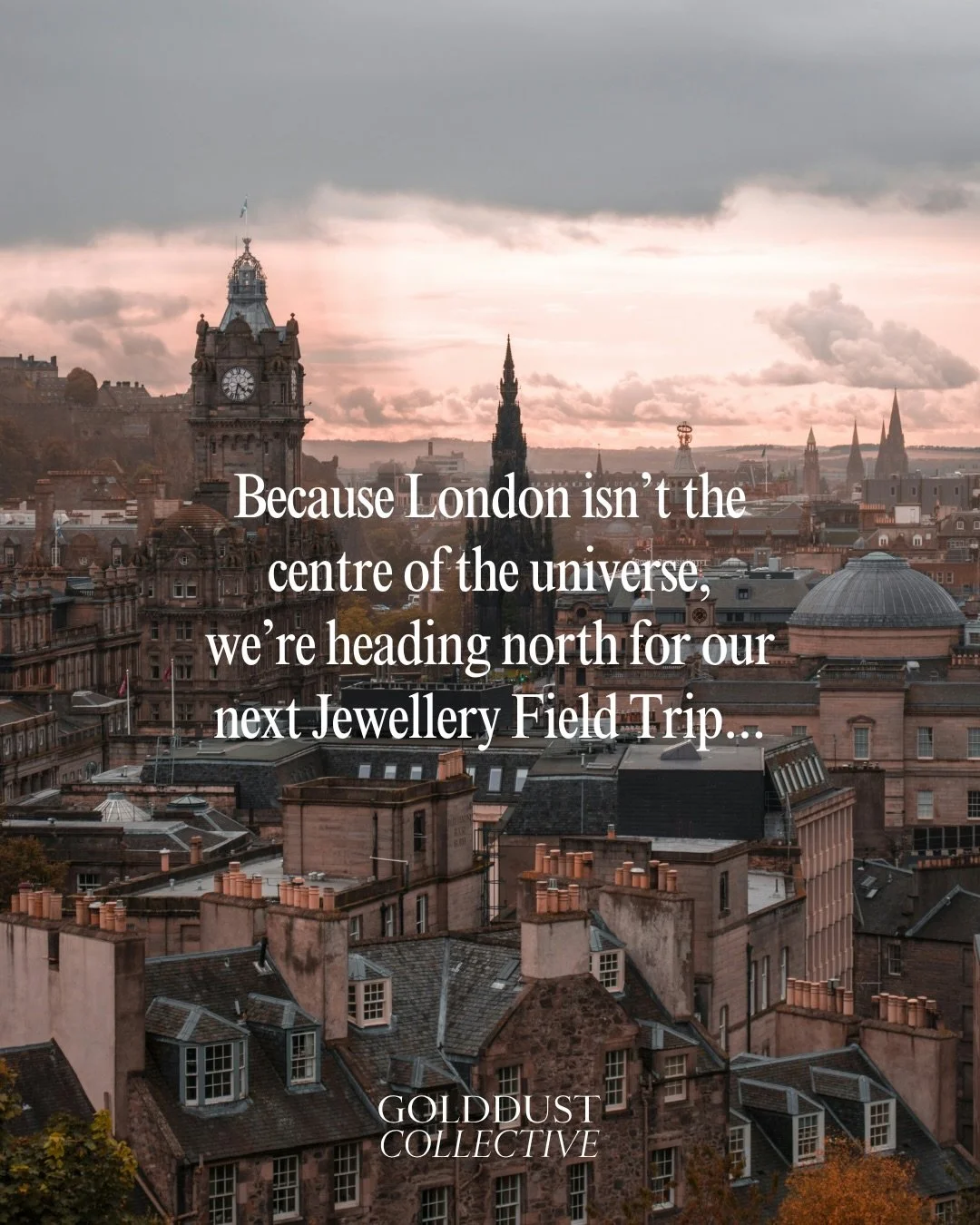 GoldDust is on tour! ✈️ 🚊 💎 

We&rsquo;re heading out of London up to Edinburgh for a special GoldDust Field Trip to @_aetla_ in Scotland 🏴󠁧󠁢󠁳󠁣󠁴󠁿 

With a talk with owner and head buyer Keira at the boutique, we&rsquo;ll be finding out what&