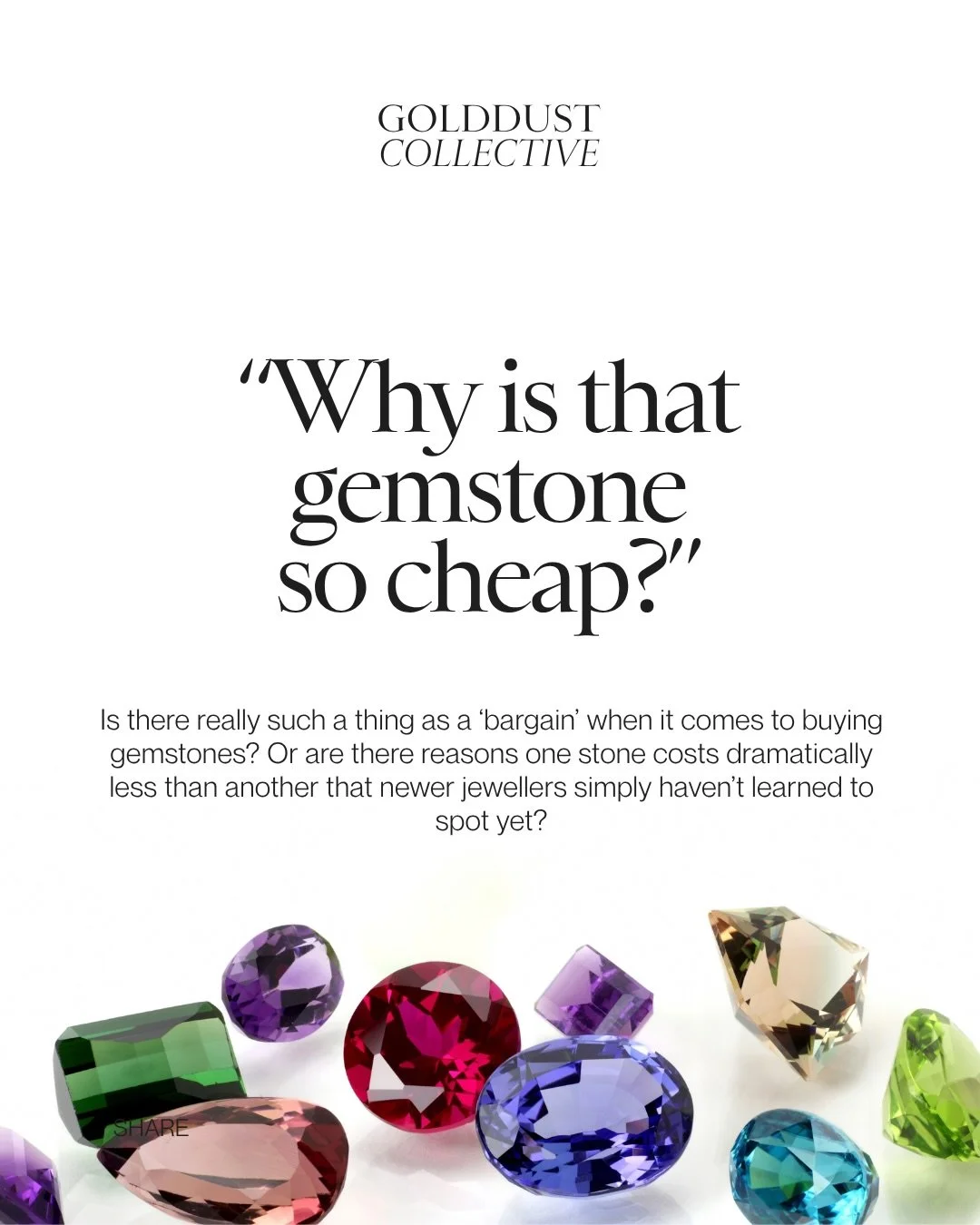 Argh, WHY does one gemstone cost &pound;500, and another &pound;900&hellip; when they look almost identical?

For newer jewellers or those who haven&rsquo;t worked a lot with gemstones, gemstone sourcing can feel intimidating; exposing gaps in knowle