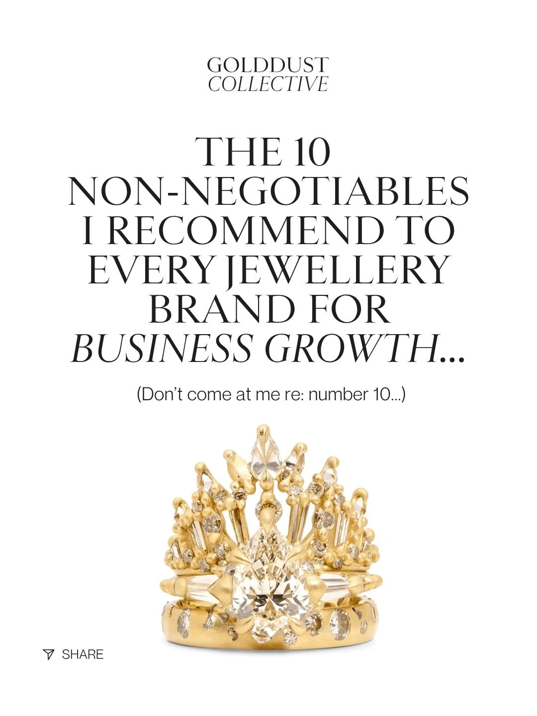 A basic business audit for independent jewellery brands starts with this ⬆️ 

Working slowly and carefully, considering each step, and checking things off a list - success takes work 💪 

You can do it! 

Save this post for structure when you need a 