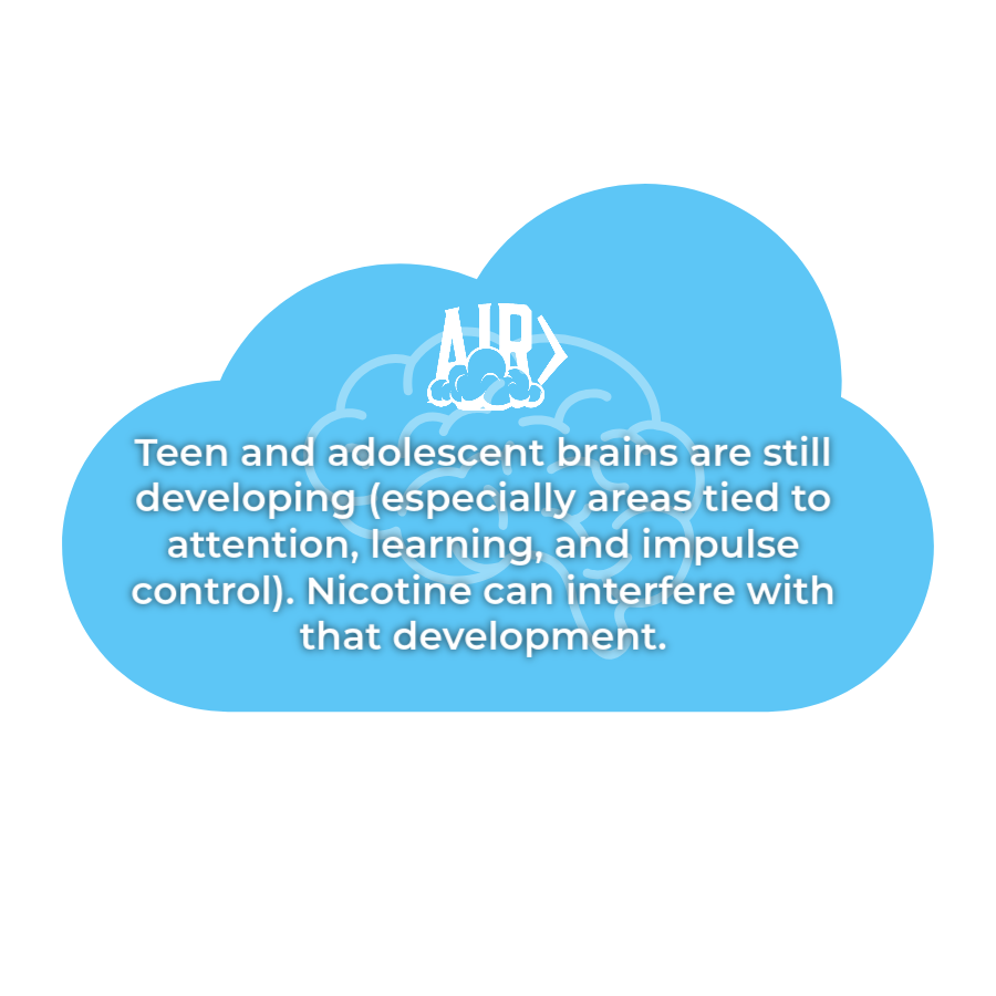 "The Above the Cloud Campaign," by ARTSF dispelled common myths promoted by the vaping industry on their merchandise.