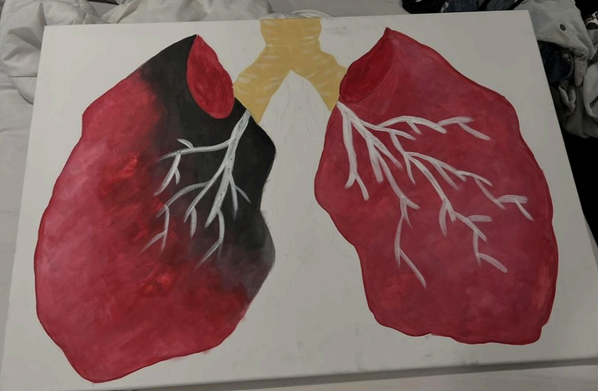 "Every Breathe Counts," by Salt of Abington: 

They say it’s just vapor.
Just clouds.
Just flavor and light. / But I watched a whole future fog up
between first period and last bell. / He’s sixteen.
Backpack heavy with textbooks and quiet worries.
Lo