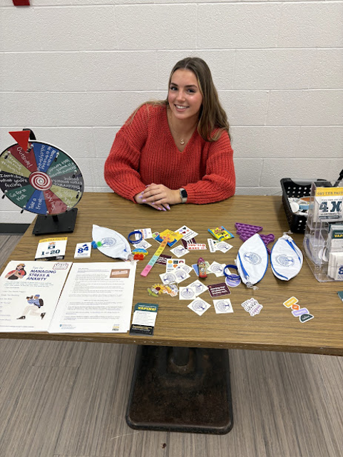 "Wheel of Wellness," by Braintree Community Partnership contained information to educate youth about the dangers of vaping.