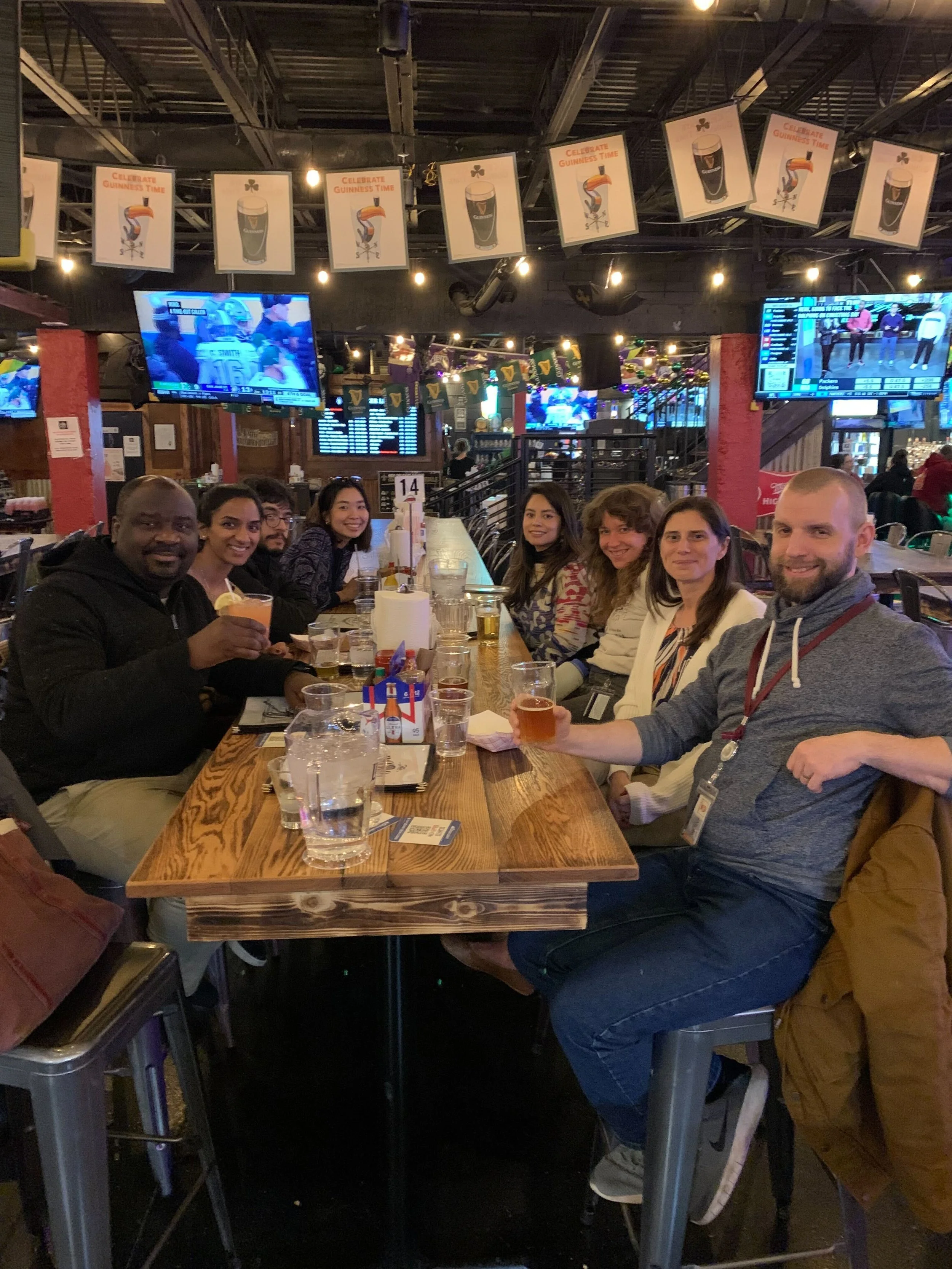 Fall Lab Outing at Po' Boy