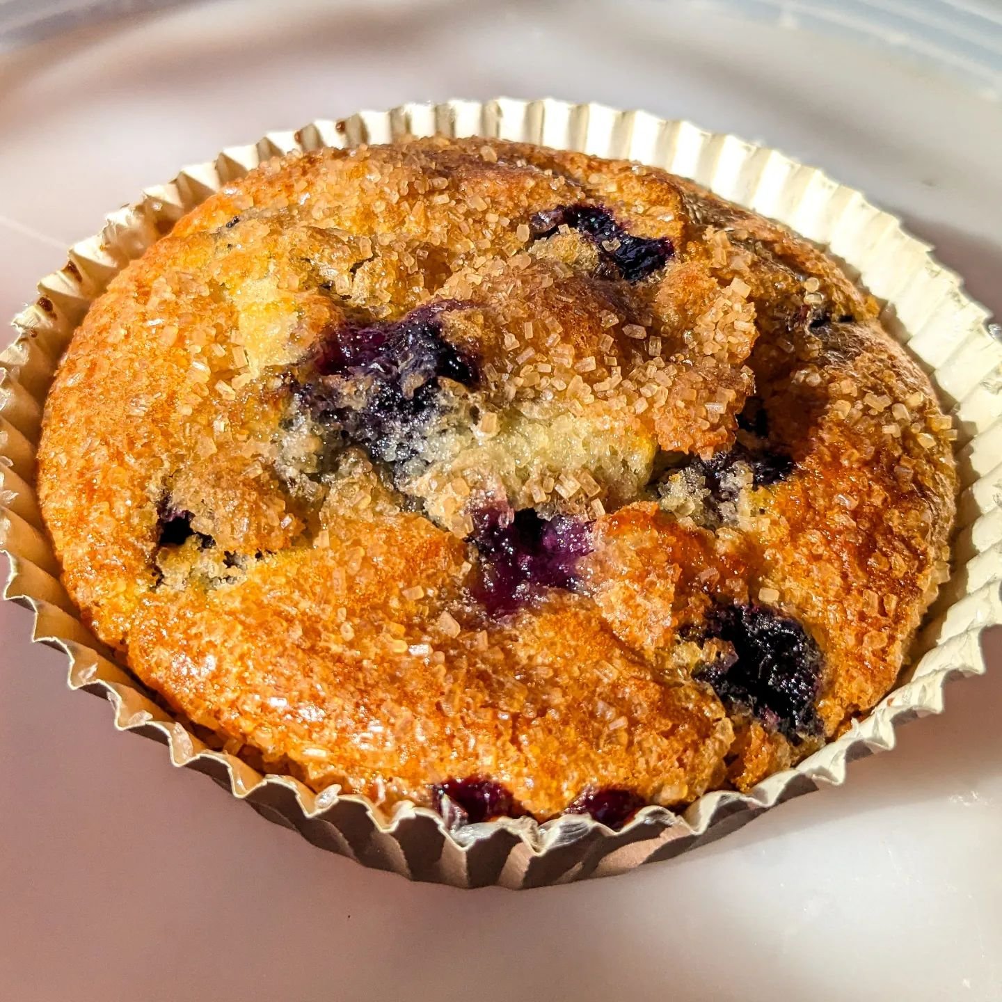 Oh man bakeday sold out fast again. Thanks to everyone who ordered or tried to order. It's cool that people like these pastries so much. 

This is the new thing on the menu this week - the blueberry muffin top! I don't know about you, but when I eat 