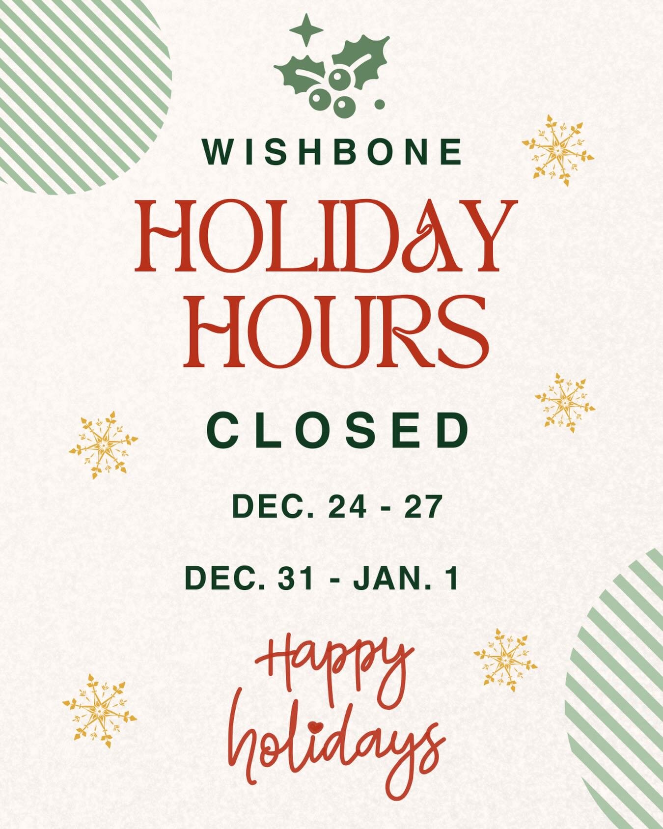 Merry Christmas and Happy Holidays from all of us at Team Wishbone! 🎄🐶