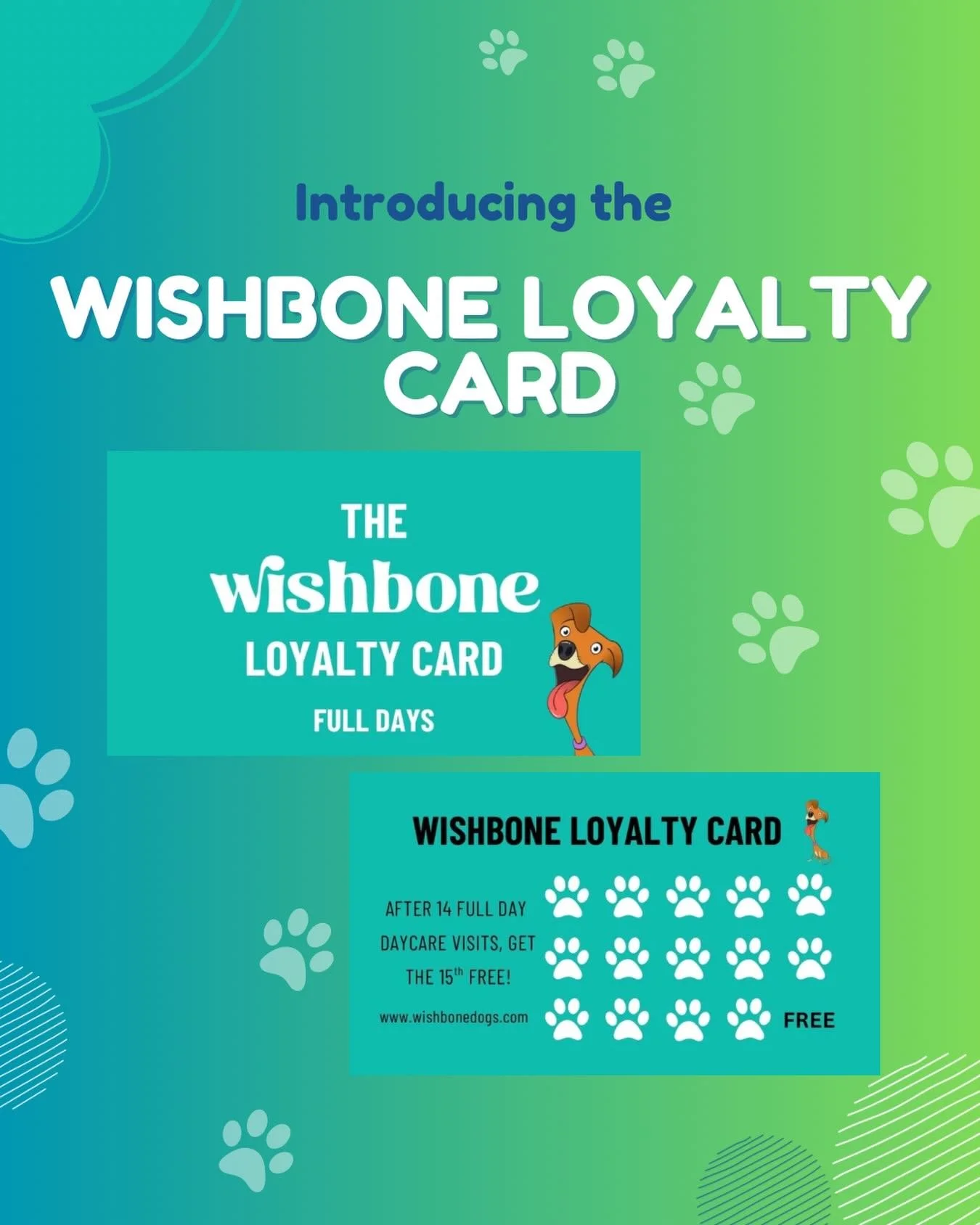 BIG NEWS! 🤩🤩🤩

Starting March 1st we will be offering loyalty cards for both half and full days. Get a stamp for each visit. After 14 stamps you get your 15th visit for free! 

*Cant combine a stamp and the use of a package credit*