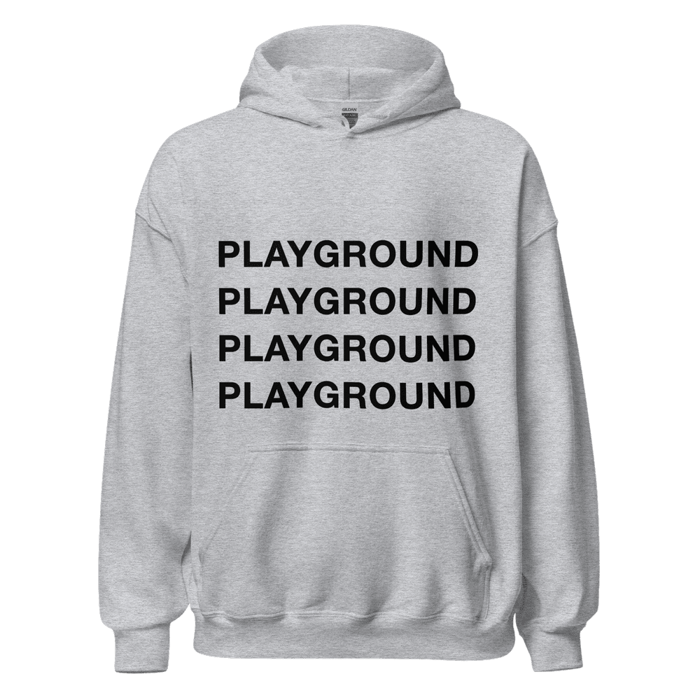 Playground Original Hoodie: Black Logo | Multiple Colors