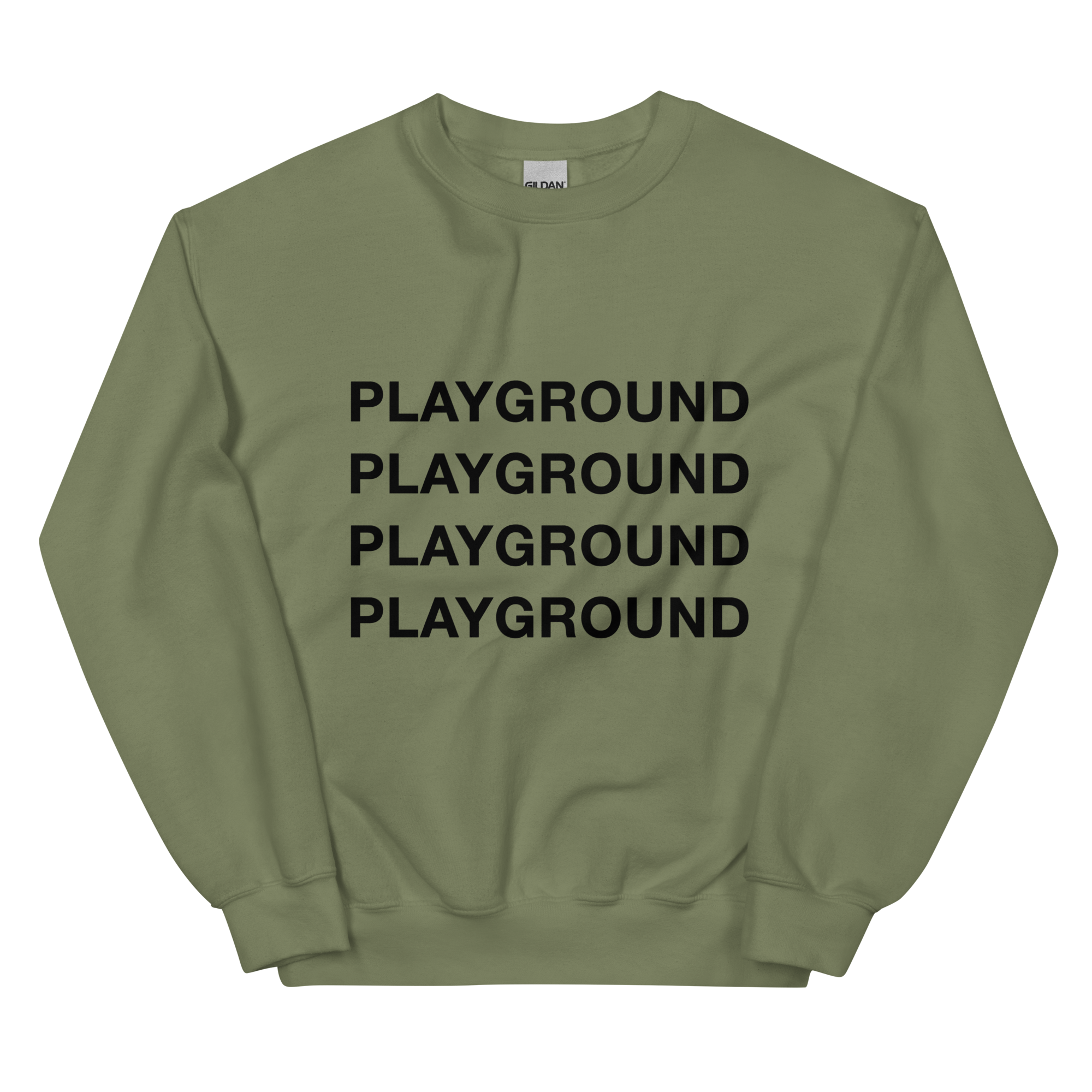 unisex-crew-neck-sweatshirt-military-green-front-655b9ec742bf5.png