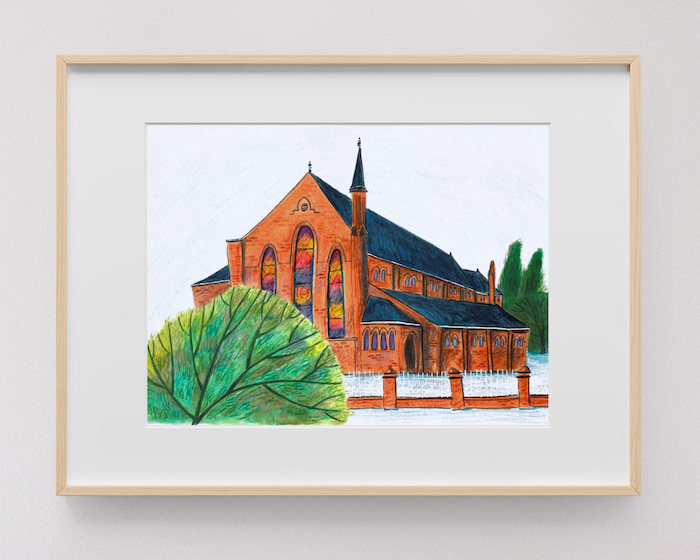 Wedding venue illustration church building.png