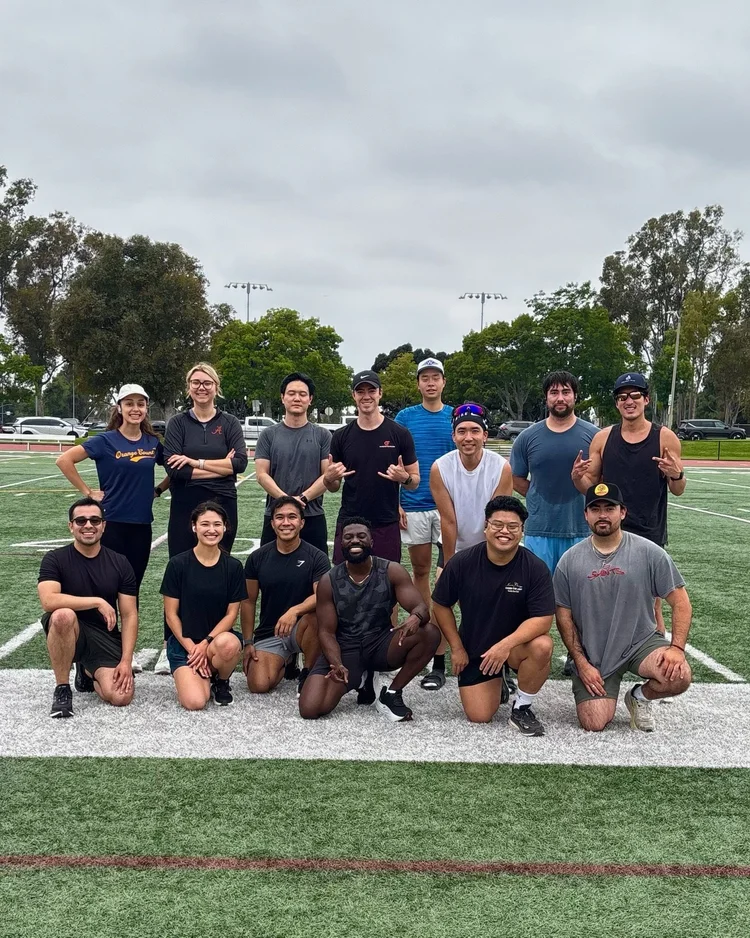 Crown Fitness Run Club session with personal trainers in Irvine, CA