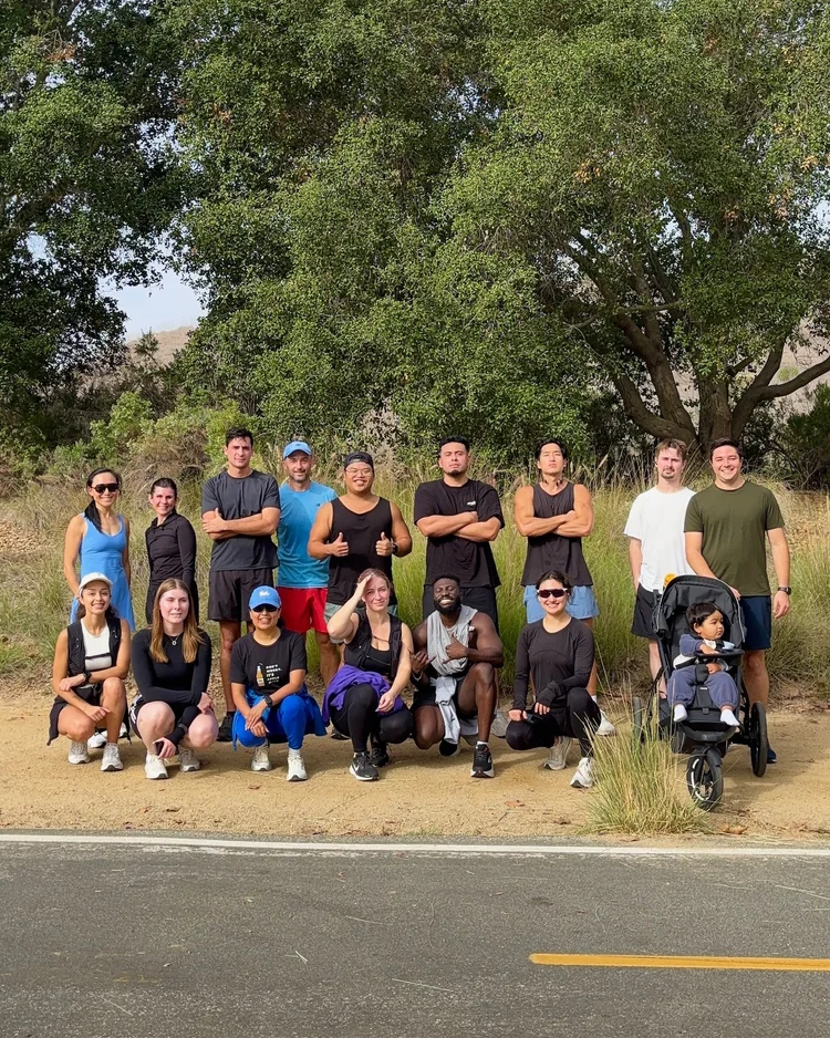 Crown Fitness run club personal training community event in Irvine, CA