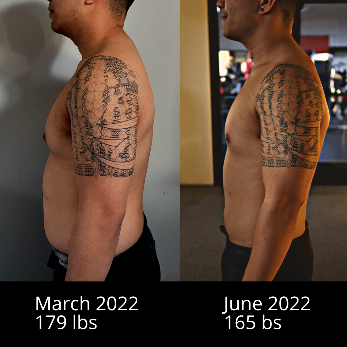 Amazing fitness transformation by a Crown Fitness client in Anaheim. Our personal training services helped this client achieve their goals and reach their full potential. Sign up today to start your own fitness journey!