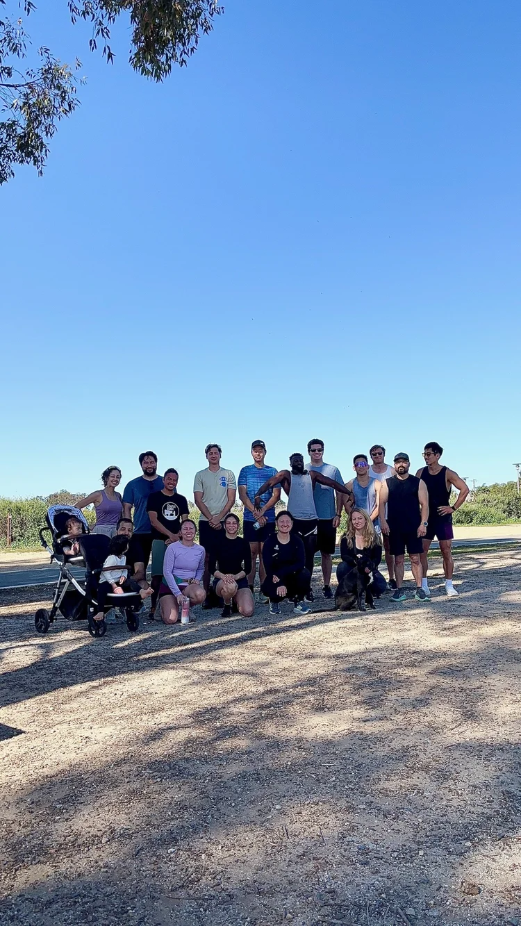 Crown Fitness fitness coach outdoor group run and personal training in Costa Mesa, CA