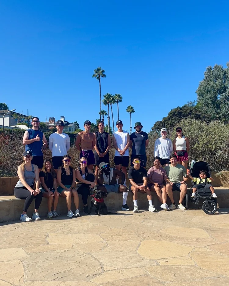 Crown Fitness outdoor group personal training run in Irvine, CA