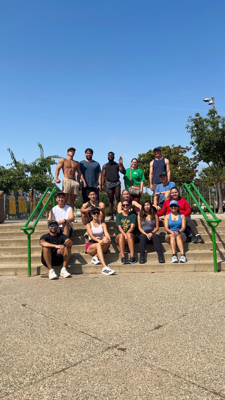 Crown Fitness personal training run club session in Irvine, CA