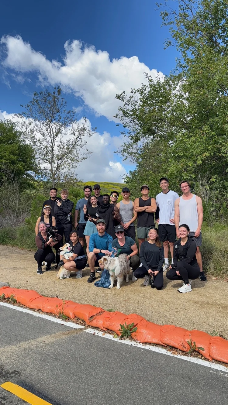 Crown Fitness outdoor Run Club personal training session in Tustin, CA