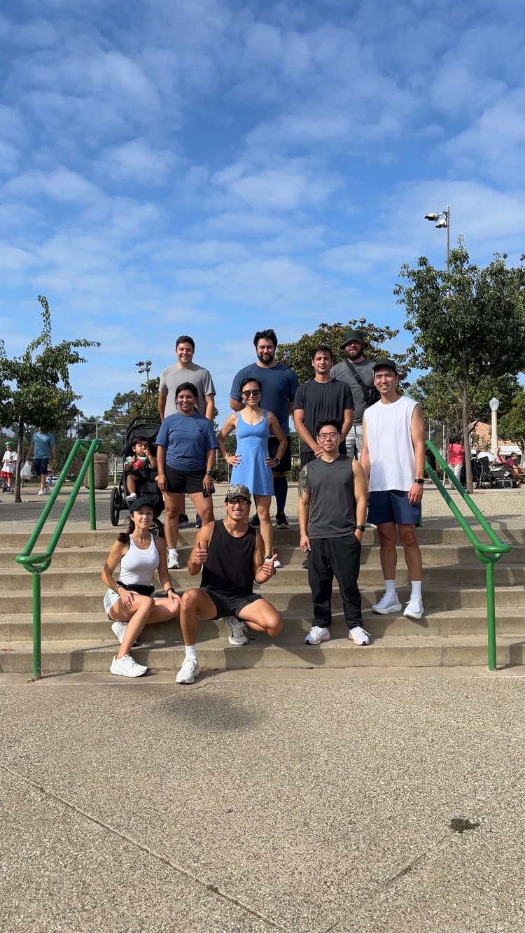 Crown Fitness outdoor run club personal training session near Newport Beach, CA