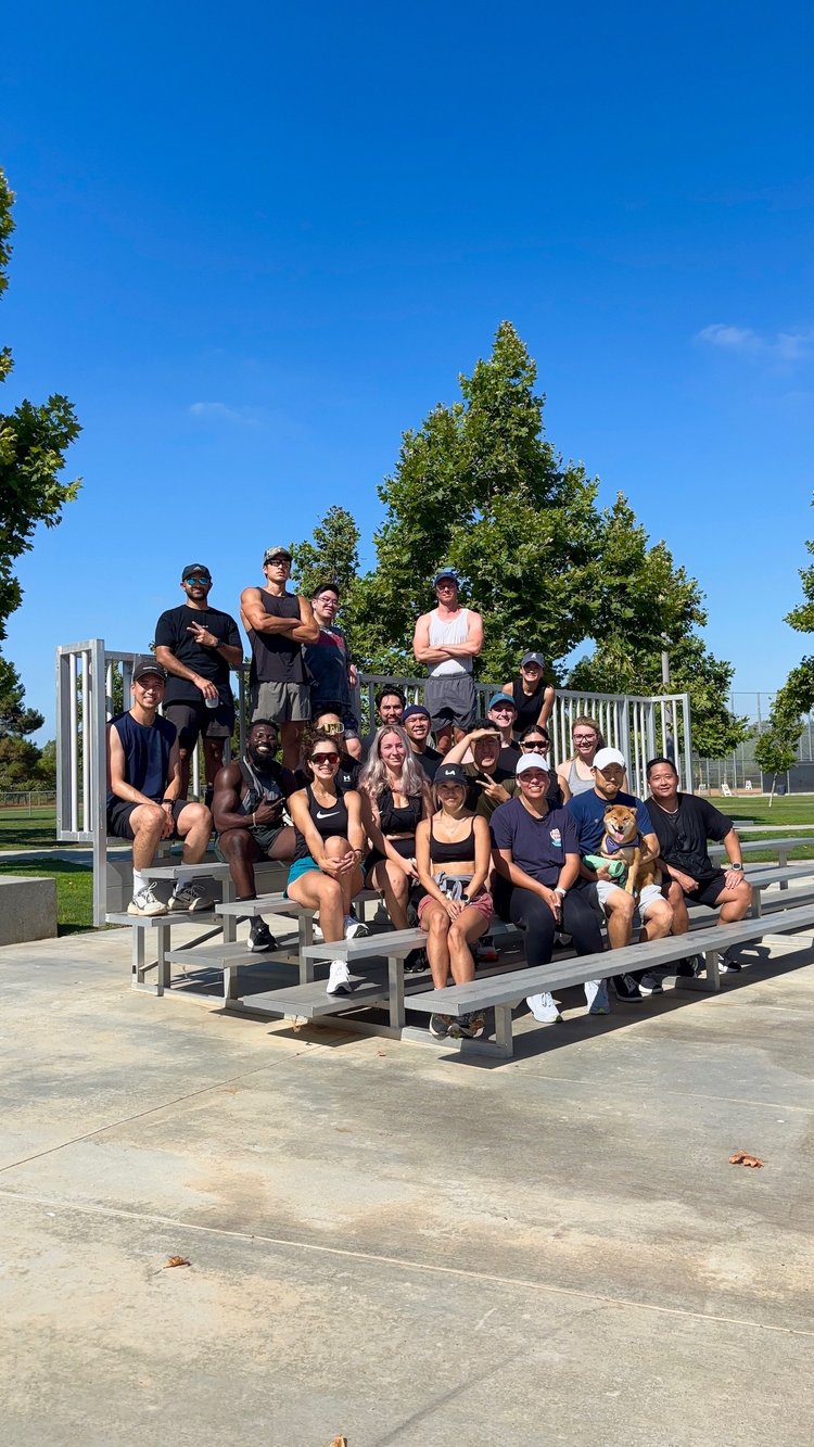 Crown Fitness outdoor run and personal training coaching session in Irvine, CA