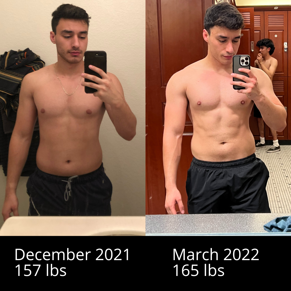 Amazing fitness transformation by a Crown Fitness client in Irvine. Our personal training services helped this client achieve their goals and reach their full potential. Sign up today to start your own fitness journey!
