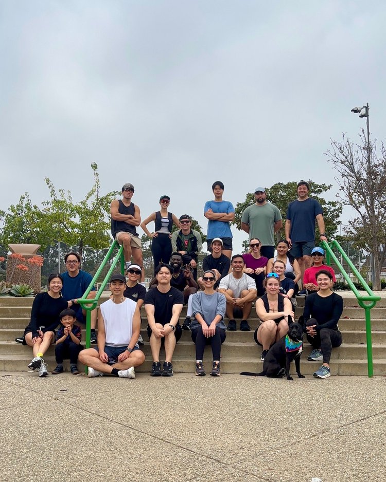 Crown Fitness Run Club personal training event in Tustin, CA