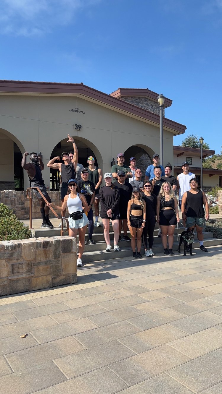 Crown Fitness run club personal training event in Irvine, CA