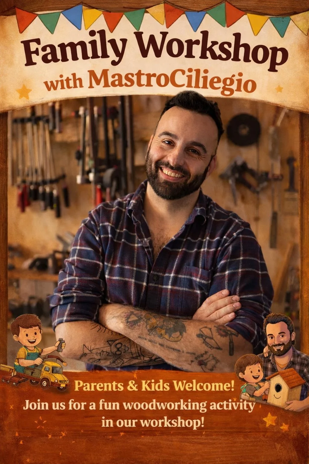 Family Woodworking Workshop (Feb. 22)