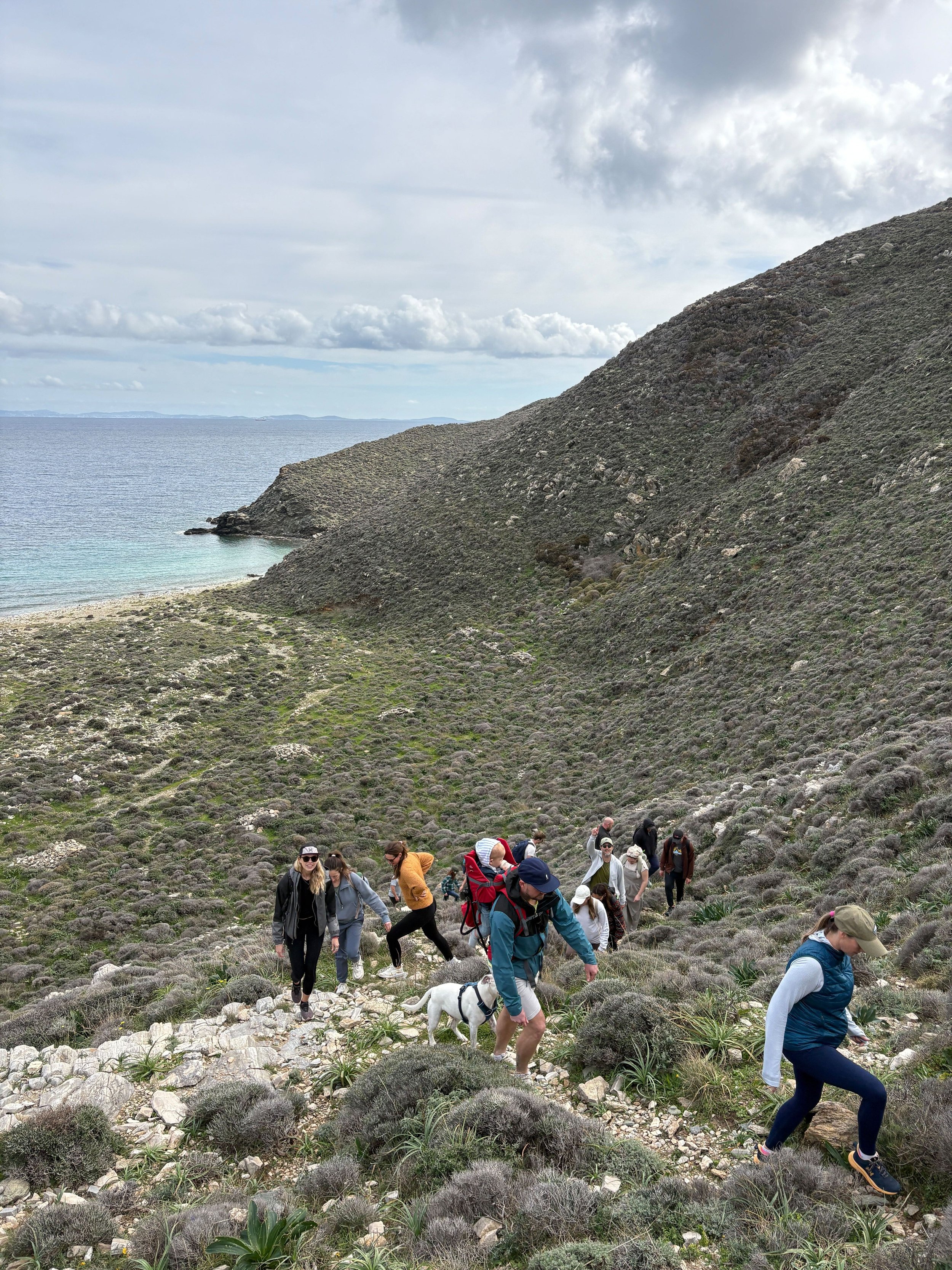 Parents hike to Kastri Prehistoric Settlement (Apr 16)