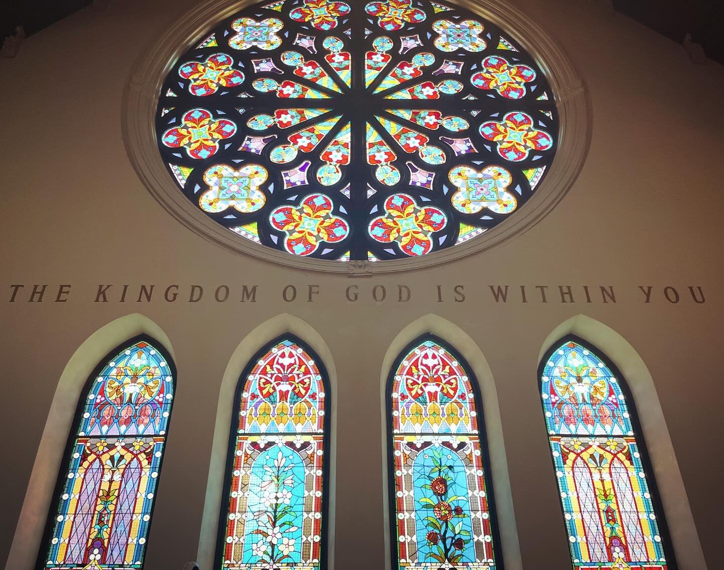✨ &ldquo;The Kingdom of God is within You.&rdquo; ✨

I captured this profound phrase during a recent visit to a church to be with Krishna Das, and it resonated deeply. It&rsquo;s a beautiful reminder that within each of us lies an incredible power&md