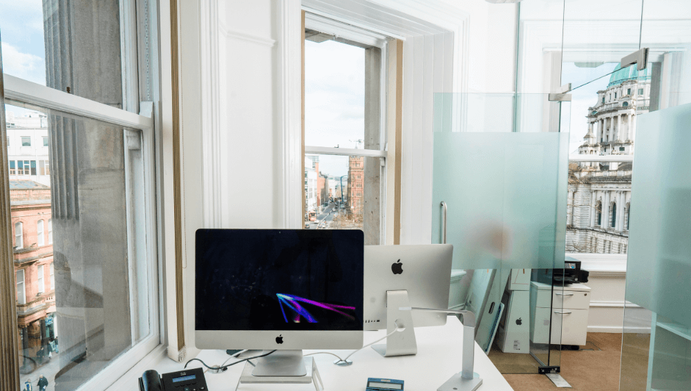 Open plan serviced office space in Scottish Provident Building