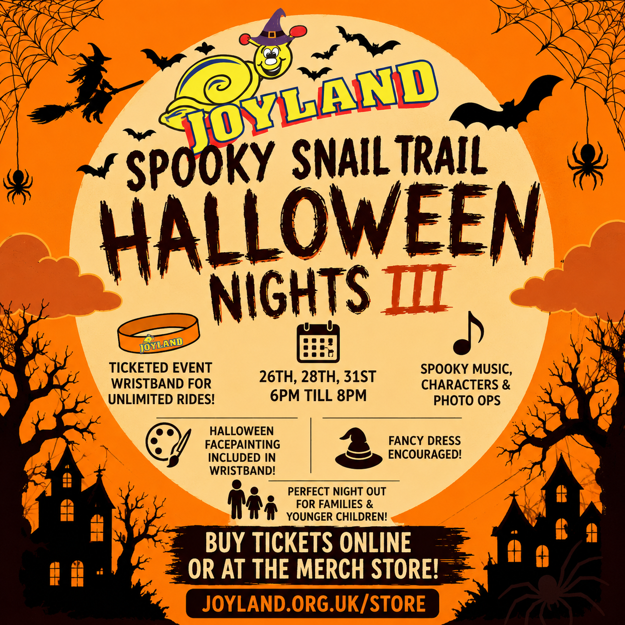 🎃 Joyland Spooky Snail Trail – Halloween Nights III 👻