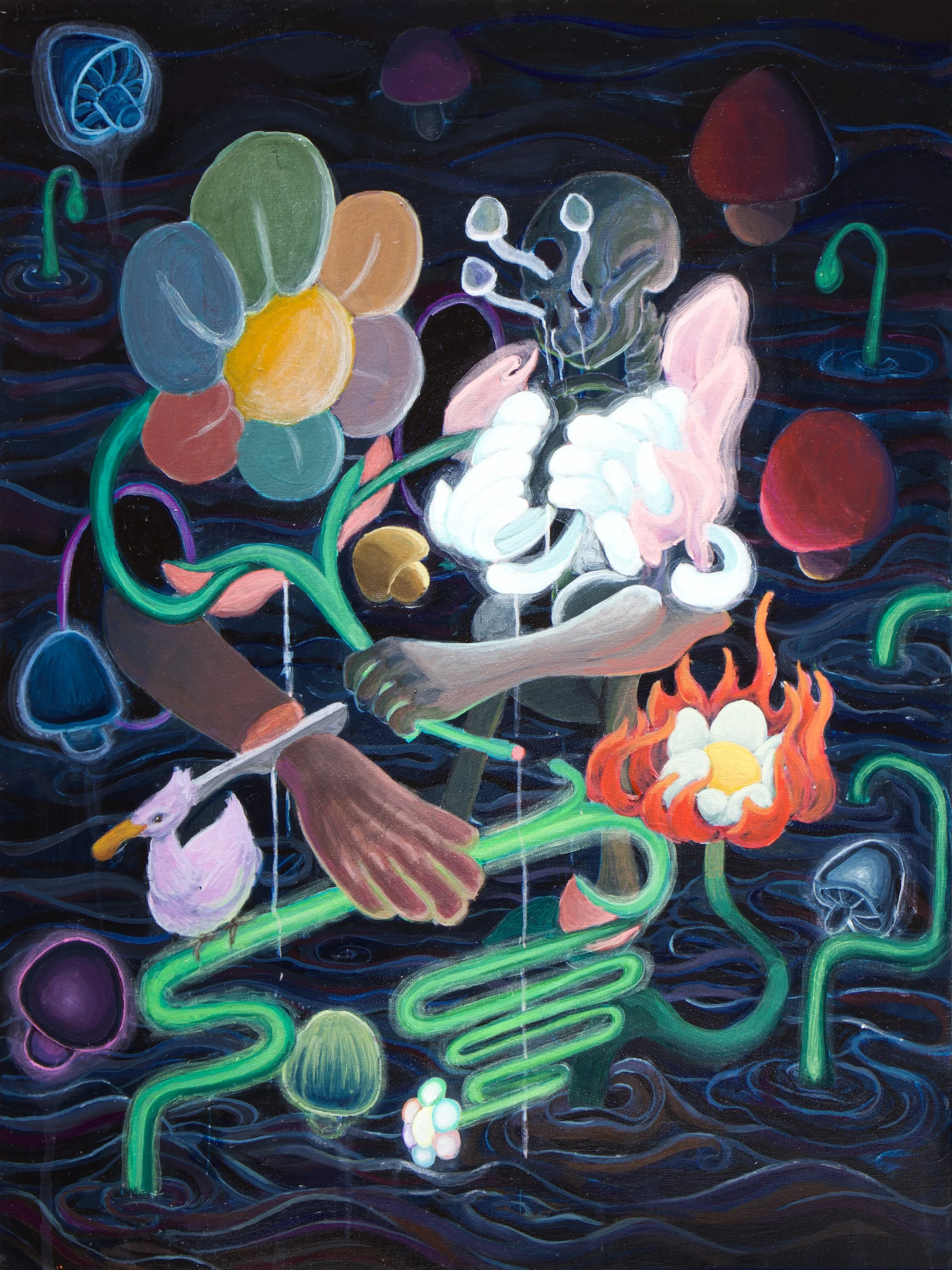 Requiem for the Self, acrylic 16x20