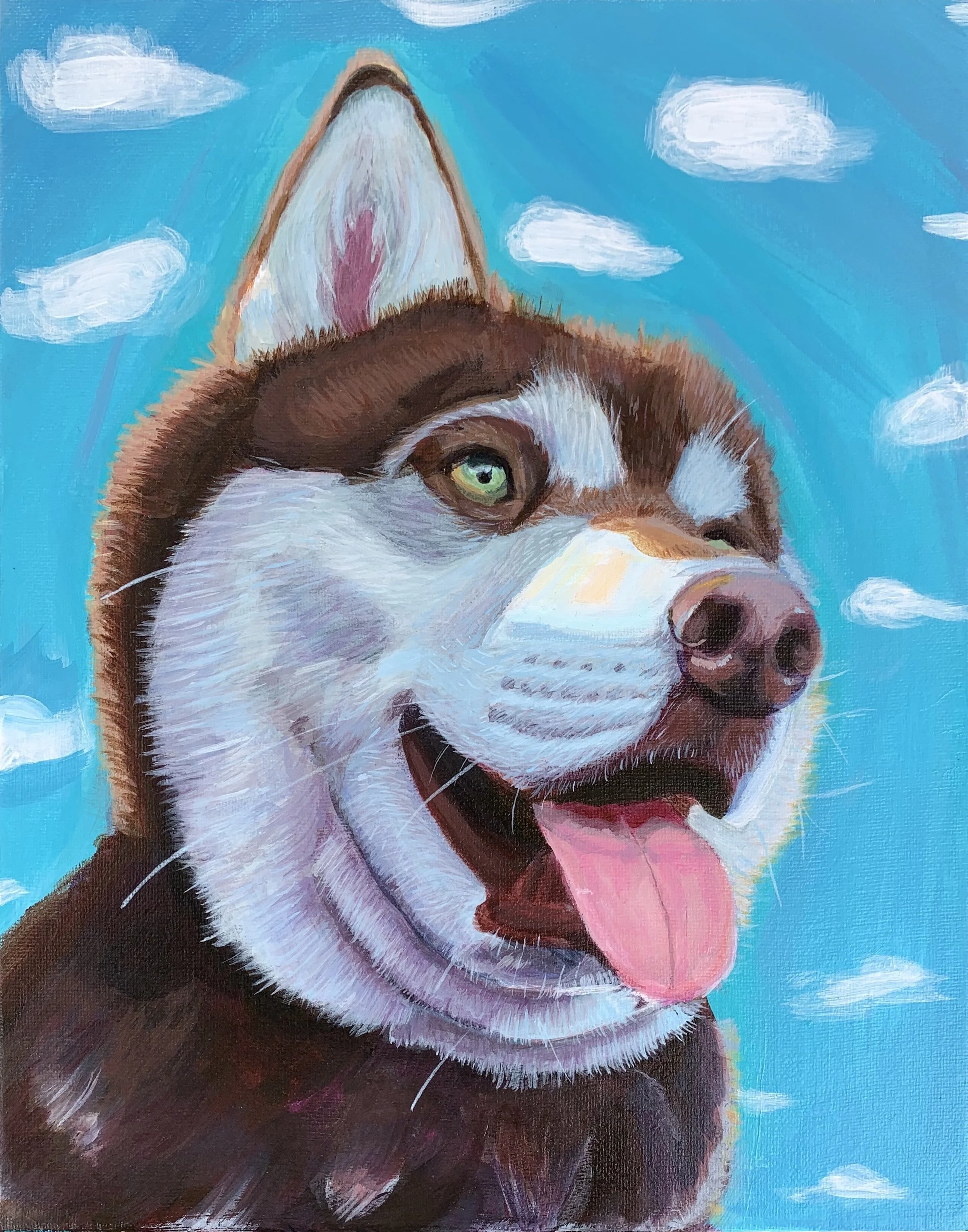 Draco, acrylic 11x14